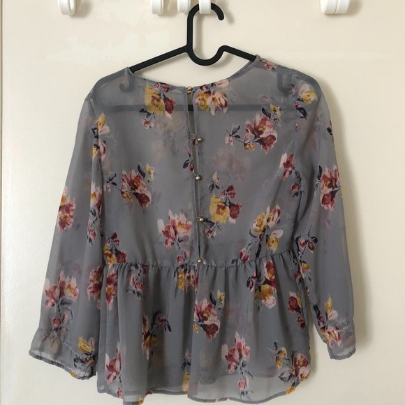 ZARA Floral Blouse - Picture 4 of 4